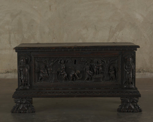 17th C CARVED CASSONE